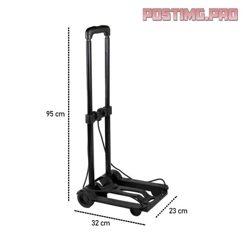 wpro trolley mini galon koper lipat cart 32x23cm 40kg fpt 200 (4)